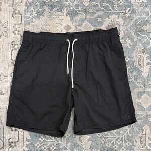 RVCA Men's Black Volley/Swim Shorts